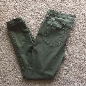 Old Navy Rockstar Olive Jeans